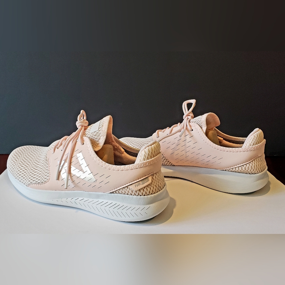 New Balance Women's Blush Pink Mesh Sneakers - Picture 2 of 13